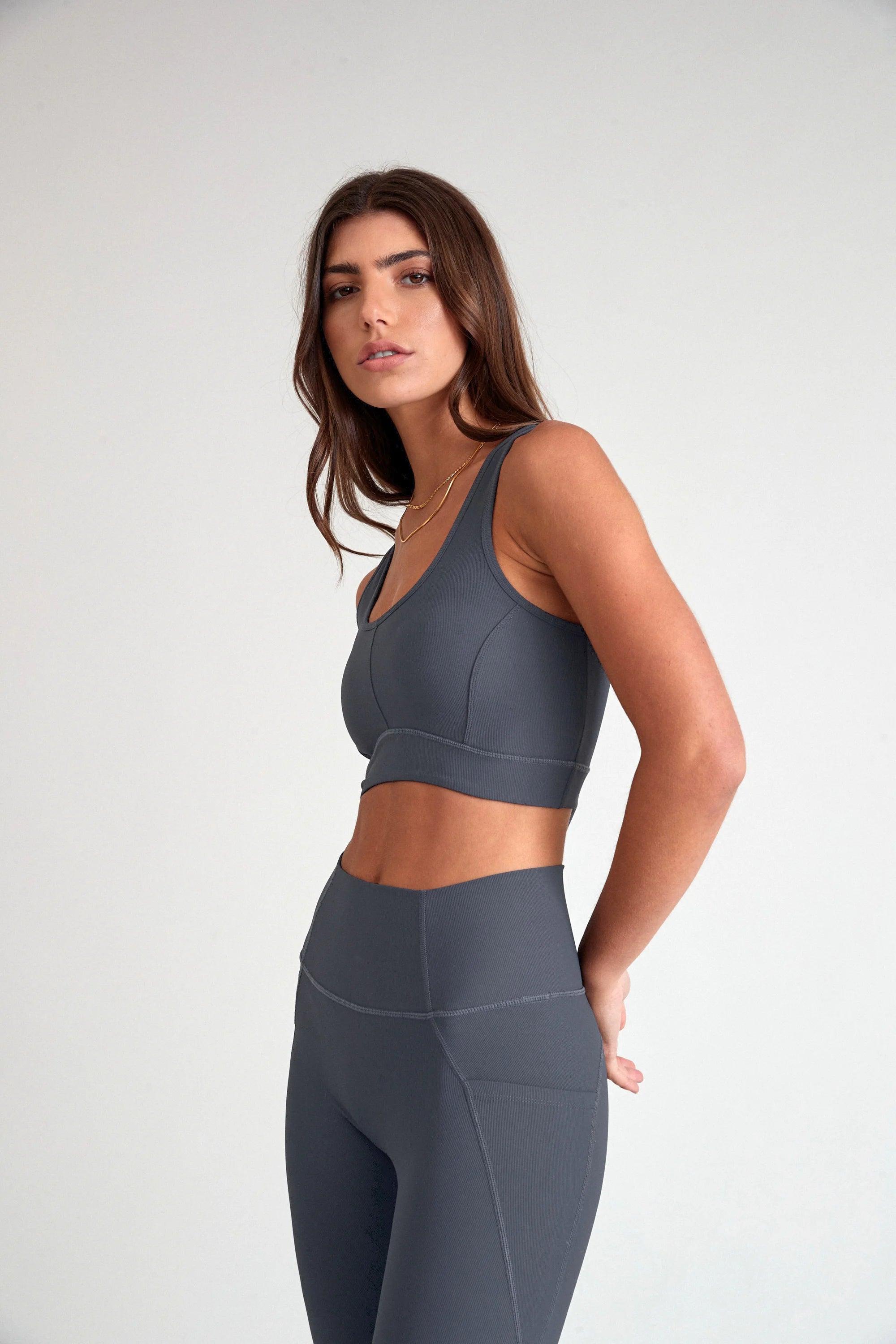 EcoRib Contour Sports Bra