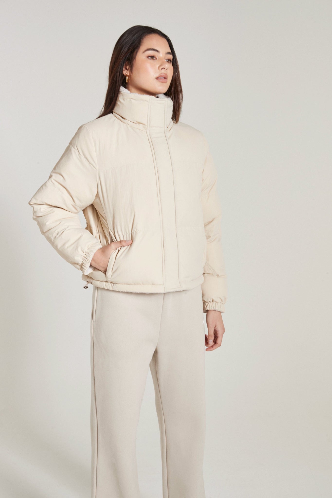 All Fenix Shearling Reversible Puffer Jacket - All Fenix