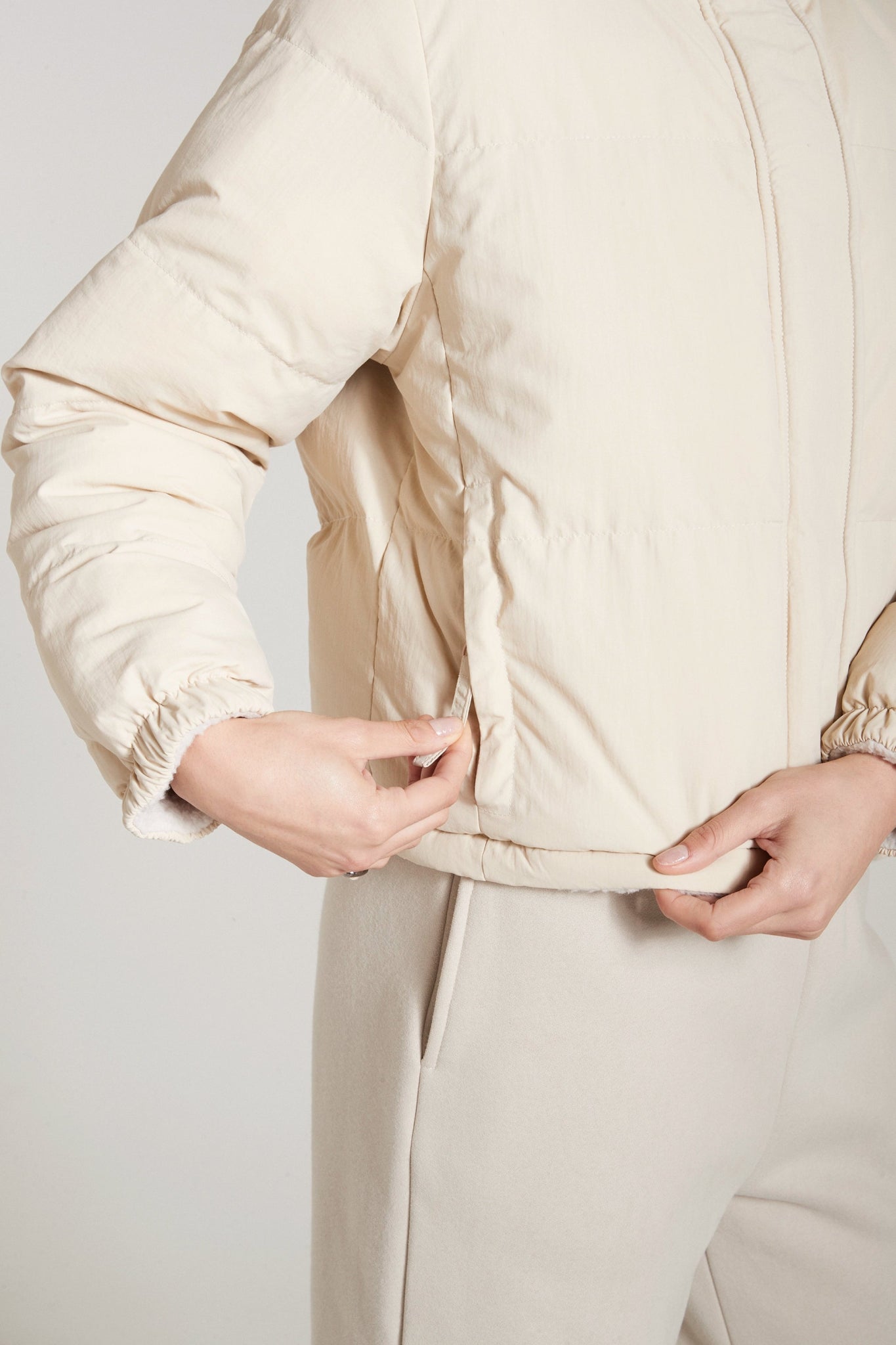 All Fenix Shearling Reversible Puffer Jacket - All Fenix