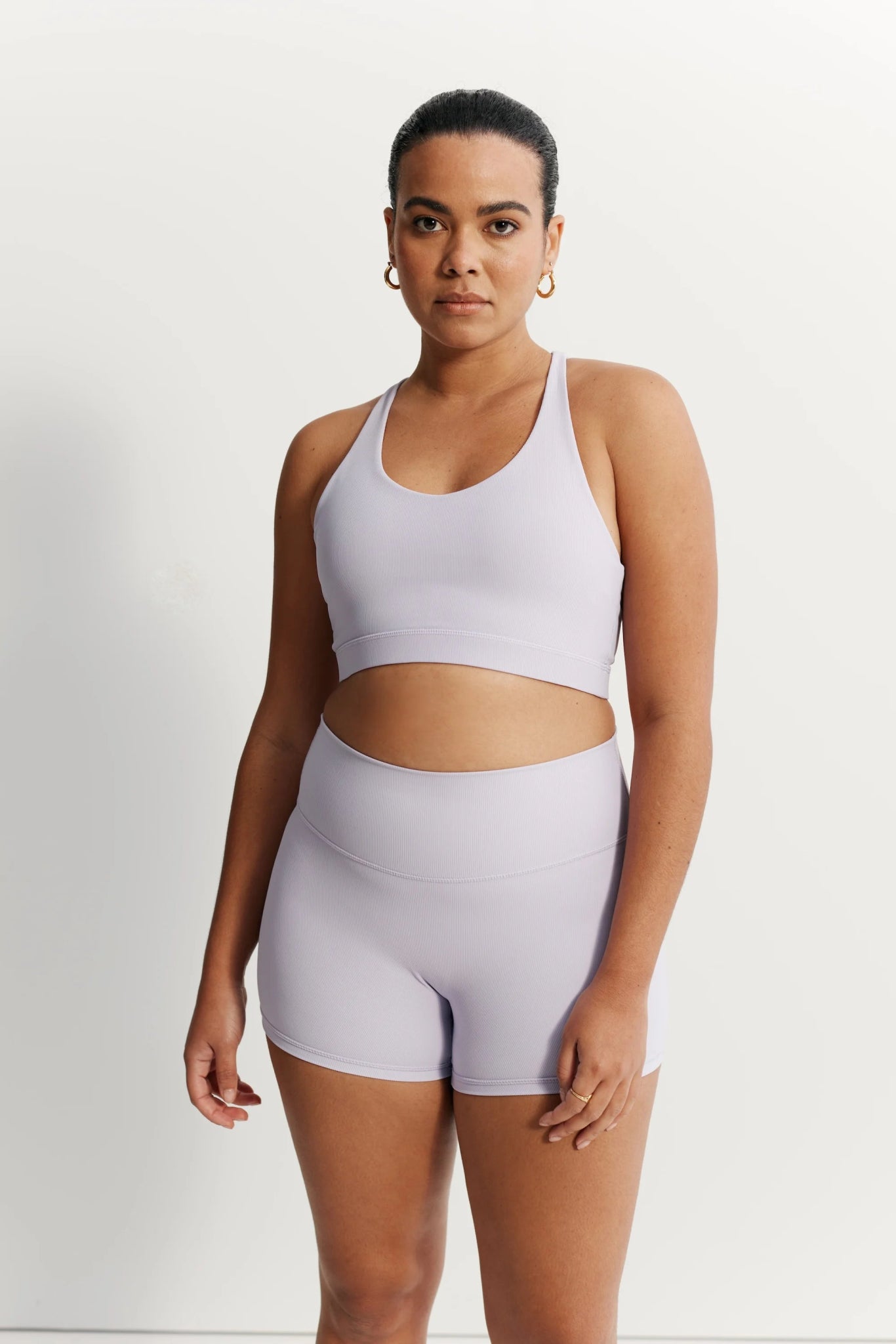 Eco Rib 4" Bike Shorts (Lilac) - All Fenix