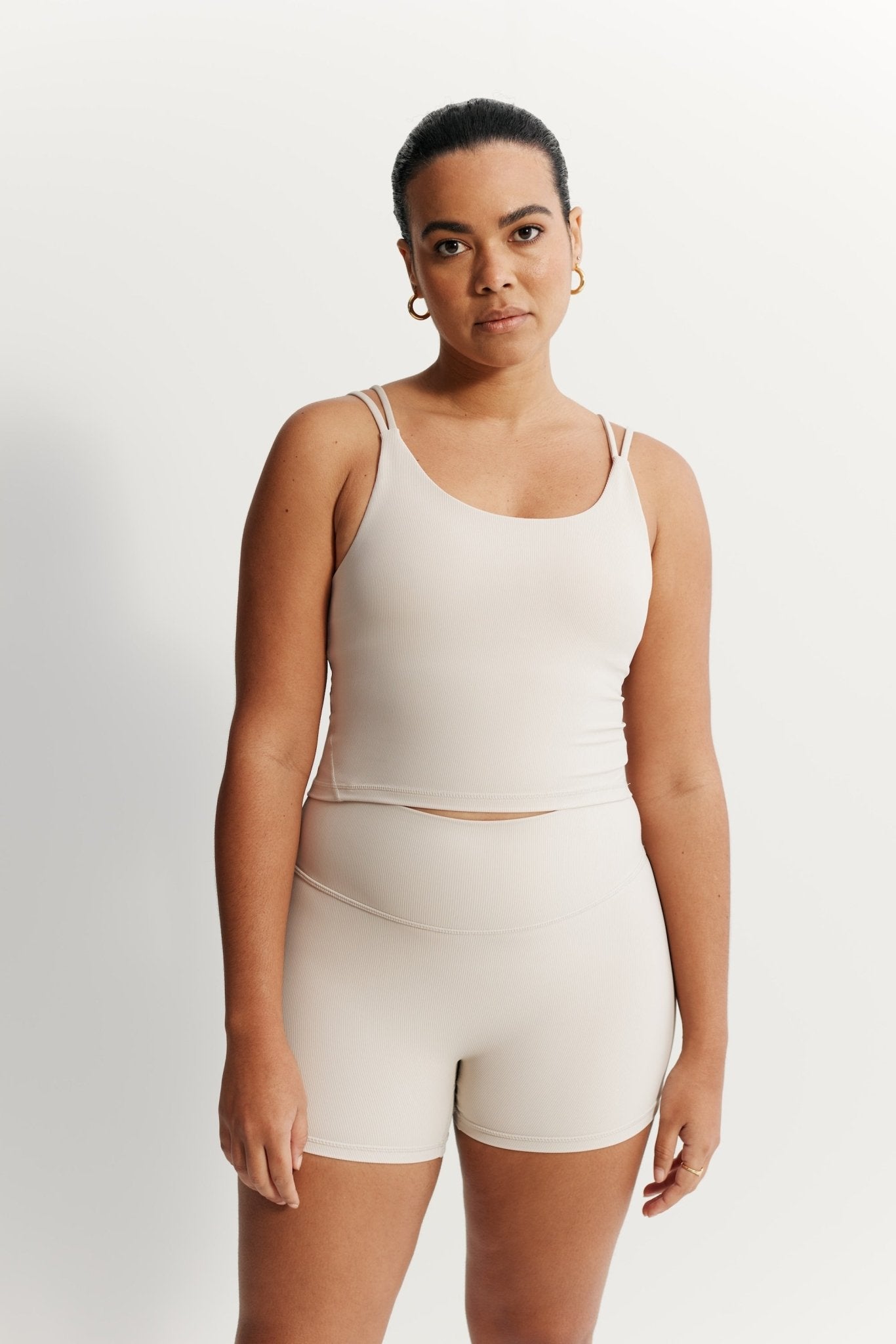 Eco Rib Strappy Crop (Stone) - All Fenix