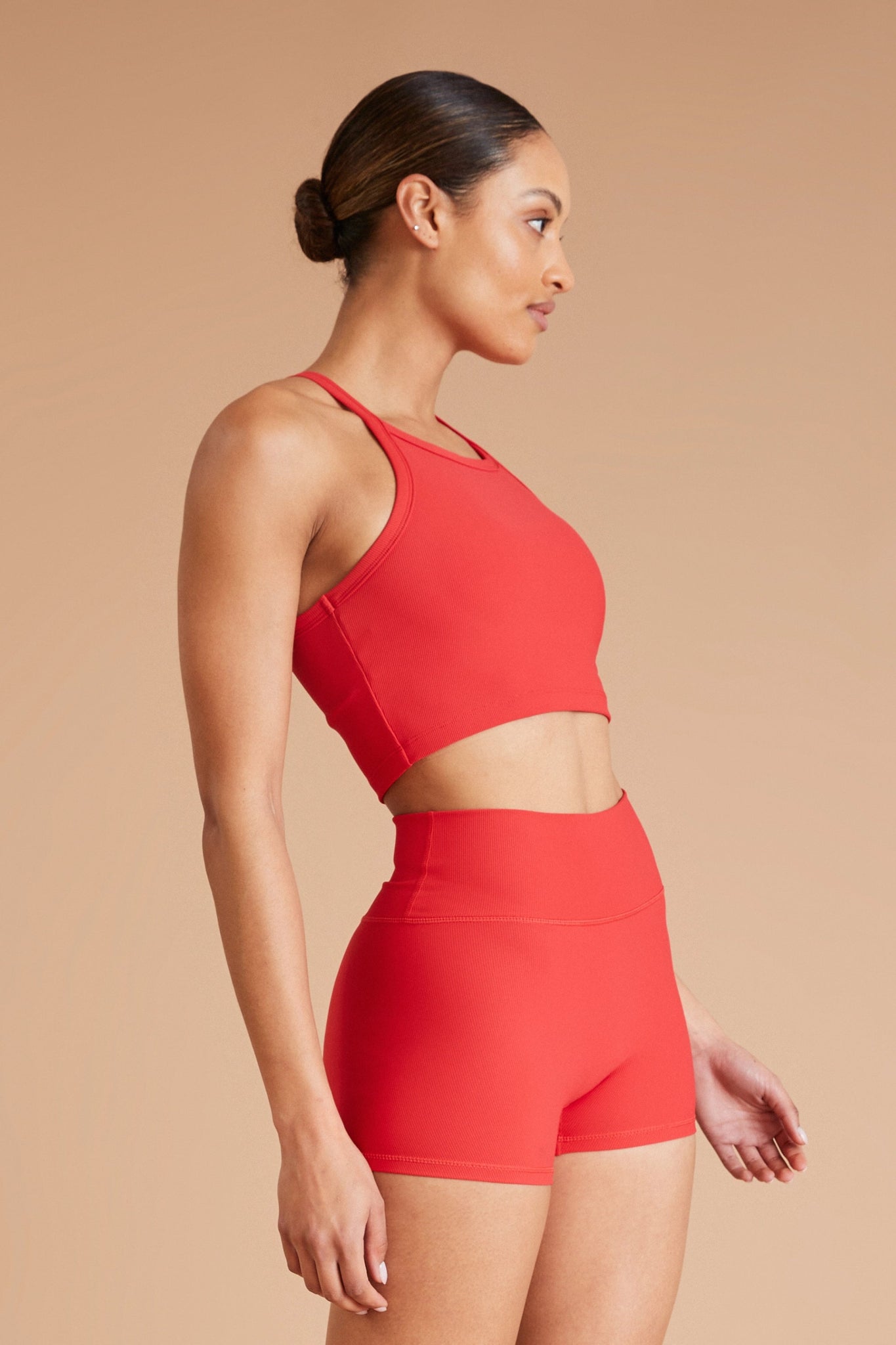 Eco Rib 4" Bike Shorts (Watermelon) - All Fenix