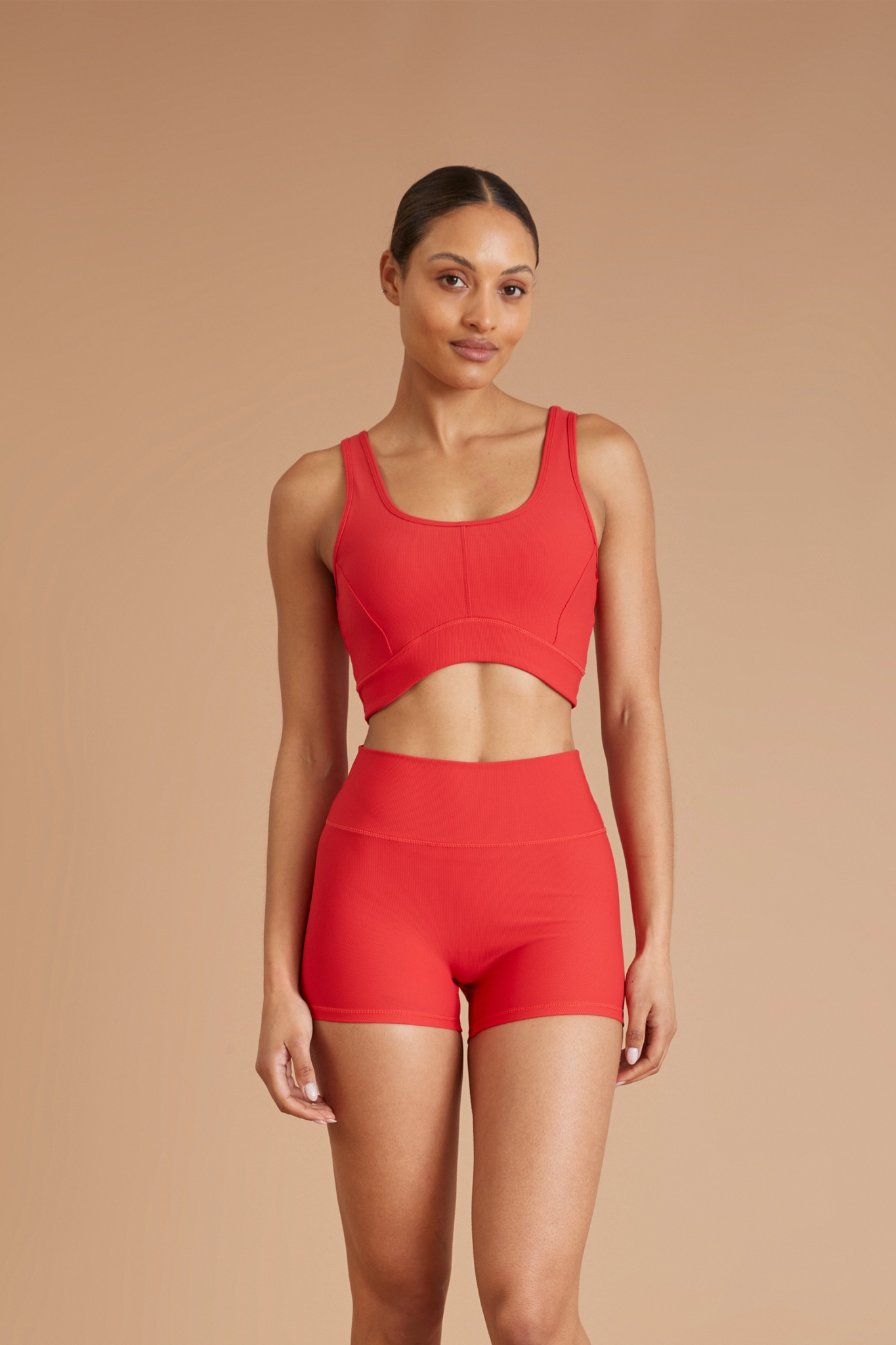 Eco Rib 4" Bike Shorts (Watermelon) - All Fenix