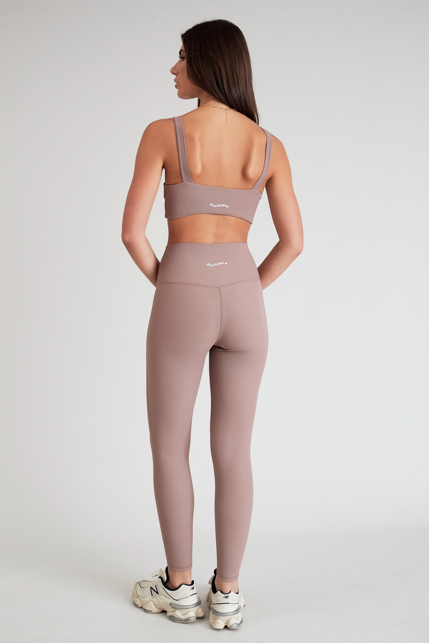 Eco Rib 7/8 Leggings (Latte) - All Fenix