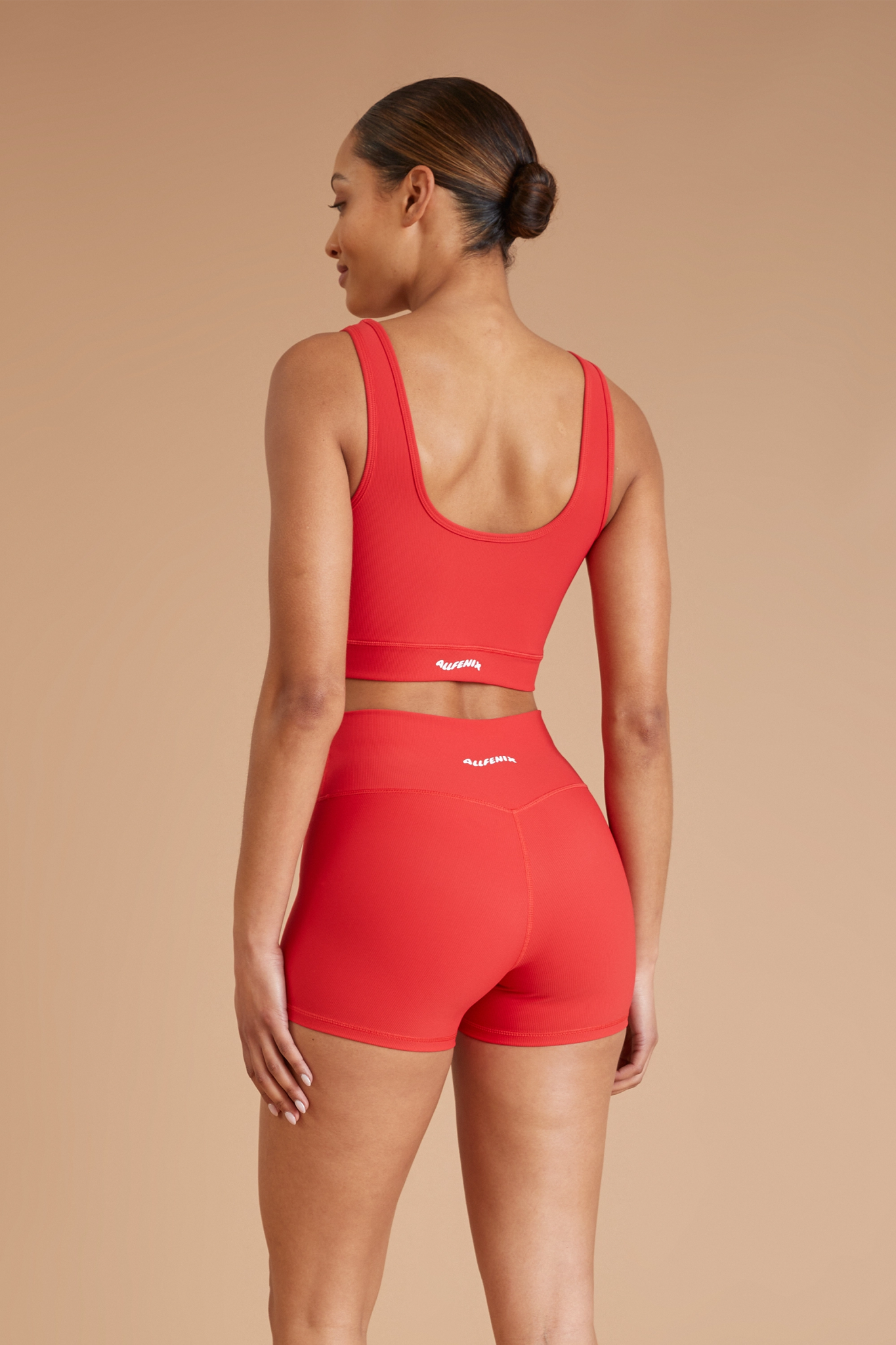 Eco Rib Contour Sports Bra (Watermelon) - All Fenix