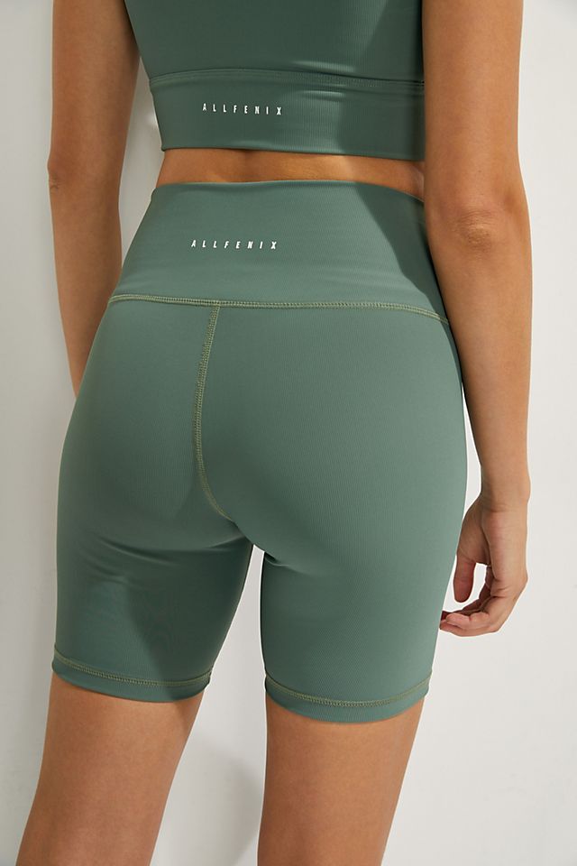 Ribbed Core (Green) Bike Short - All Fenix