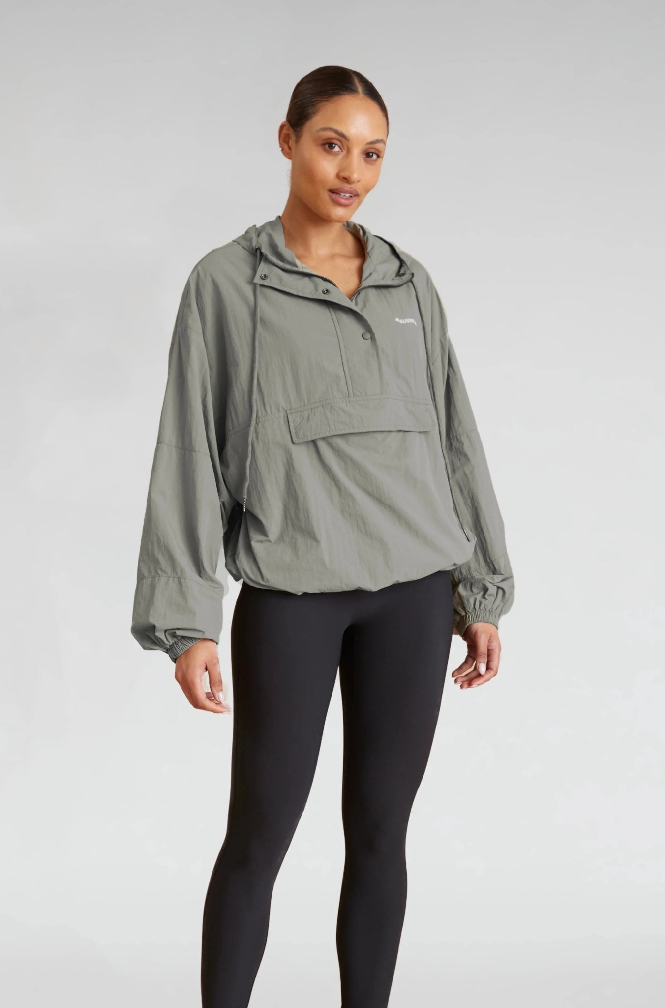 Sunny Spray 1/2 Zip Jacket (Olive) - All Fenix