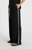 ALLFENIX Cupro Contrast Pant - Black