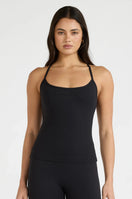 ALLFENIX CloudCore™ Ring Y-Back Tank - Black