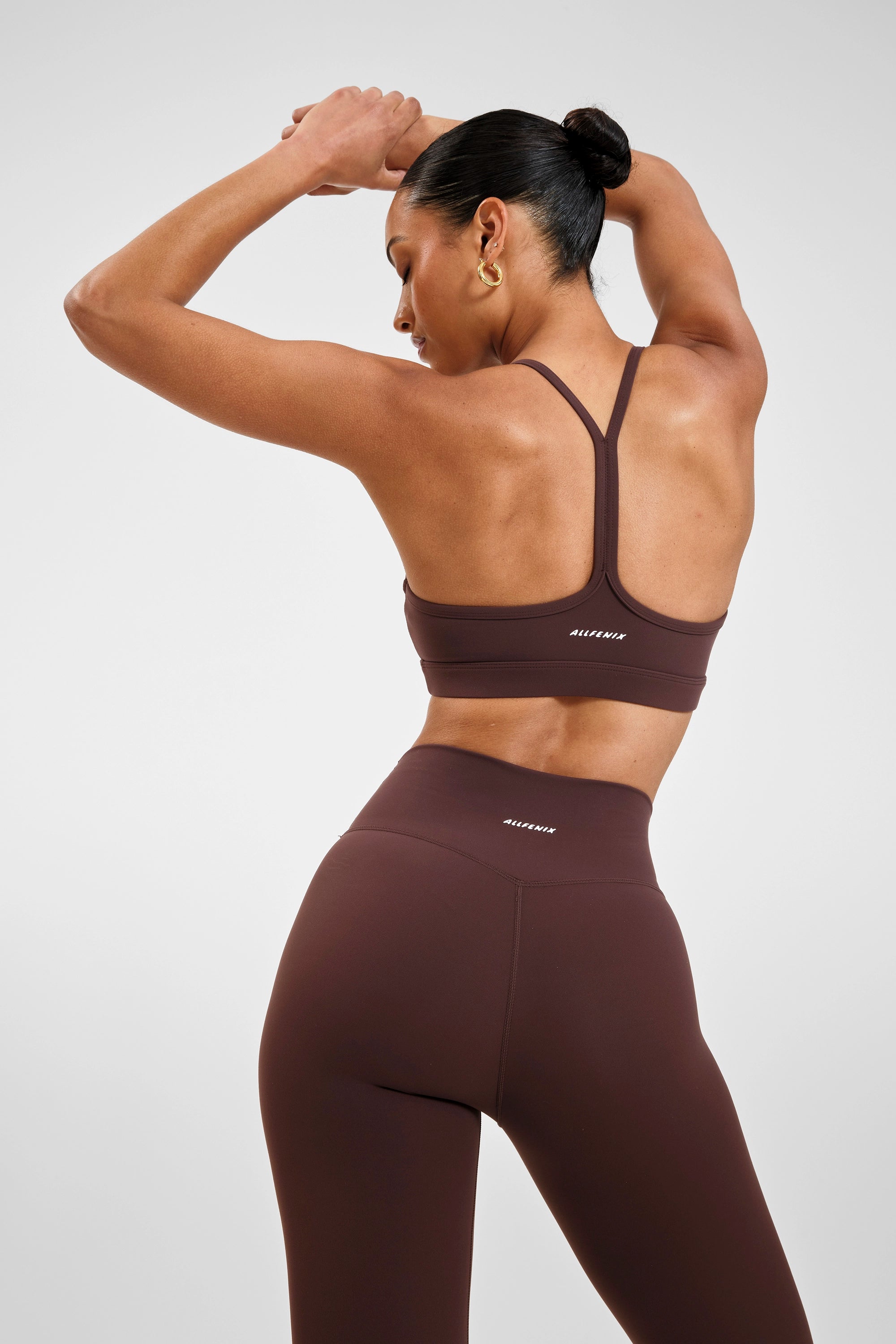 ALLFENIX CloudCore™ Y-Back Sports Bra - Espresso