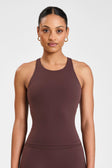 ALLFENIX CloudCore™ Racer Tank - Espresso