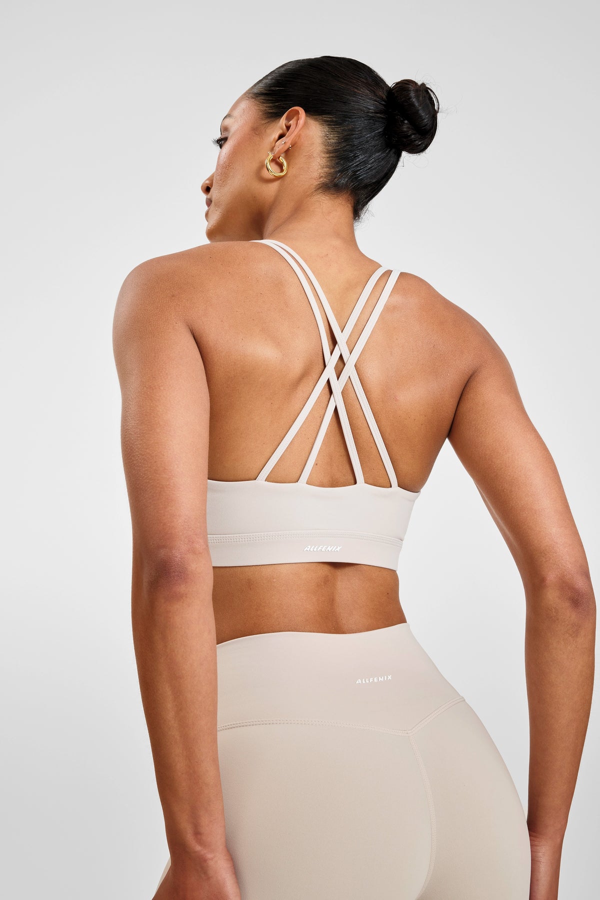 ALLFENIX CloudCore™ Cross Back Sports Bra - Stone