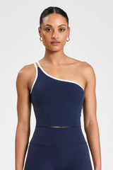 ALLFENIX CloudCore Contrast One Shoulder Tank