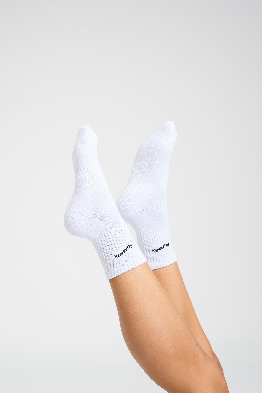 ALLFENIX Pilates Grip Socks - White