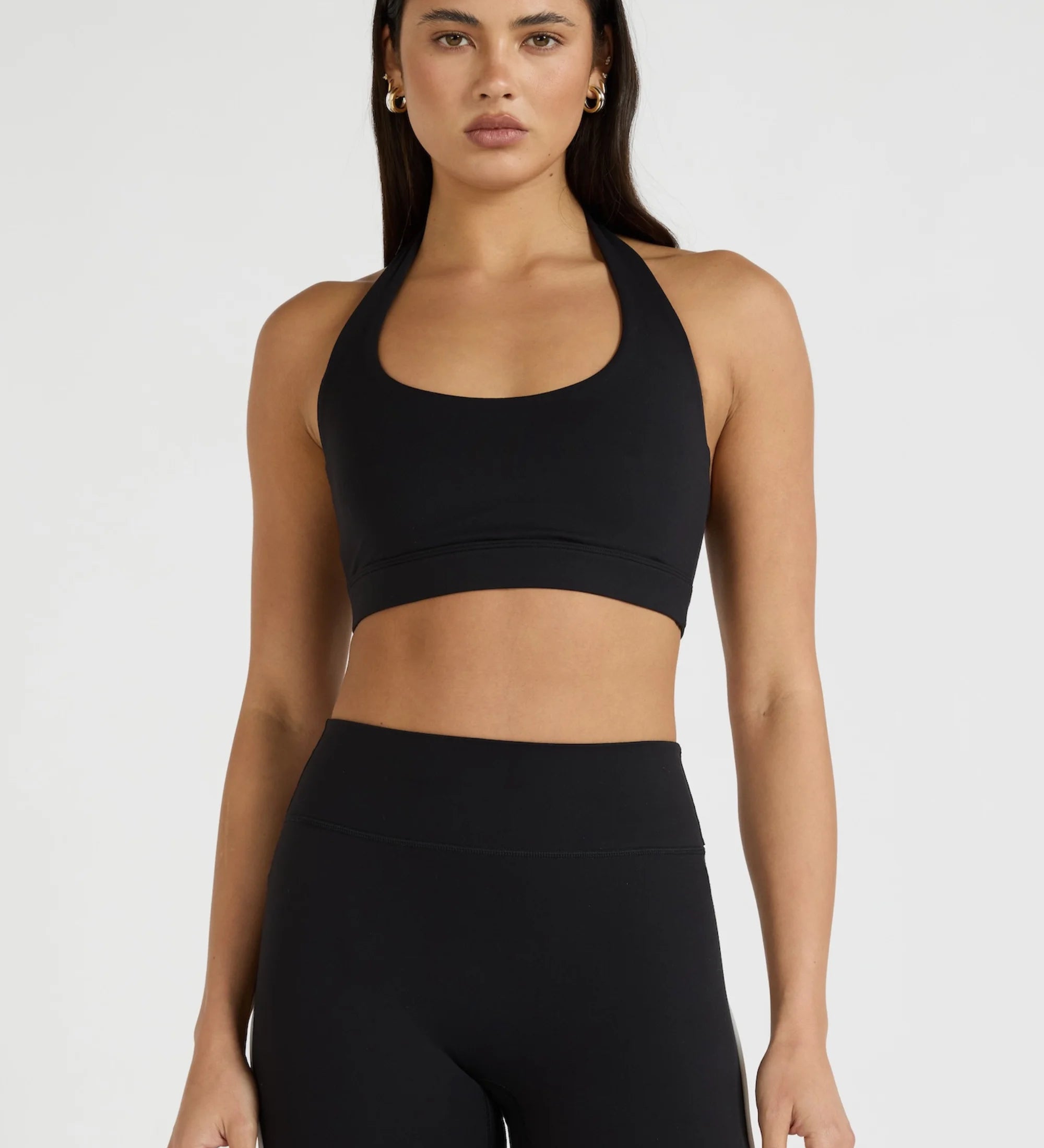 ALLFENIX CloudCore™ Halter Sports Bra - Black