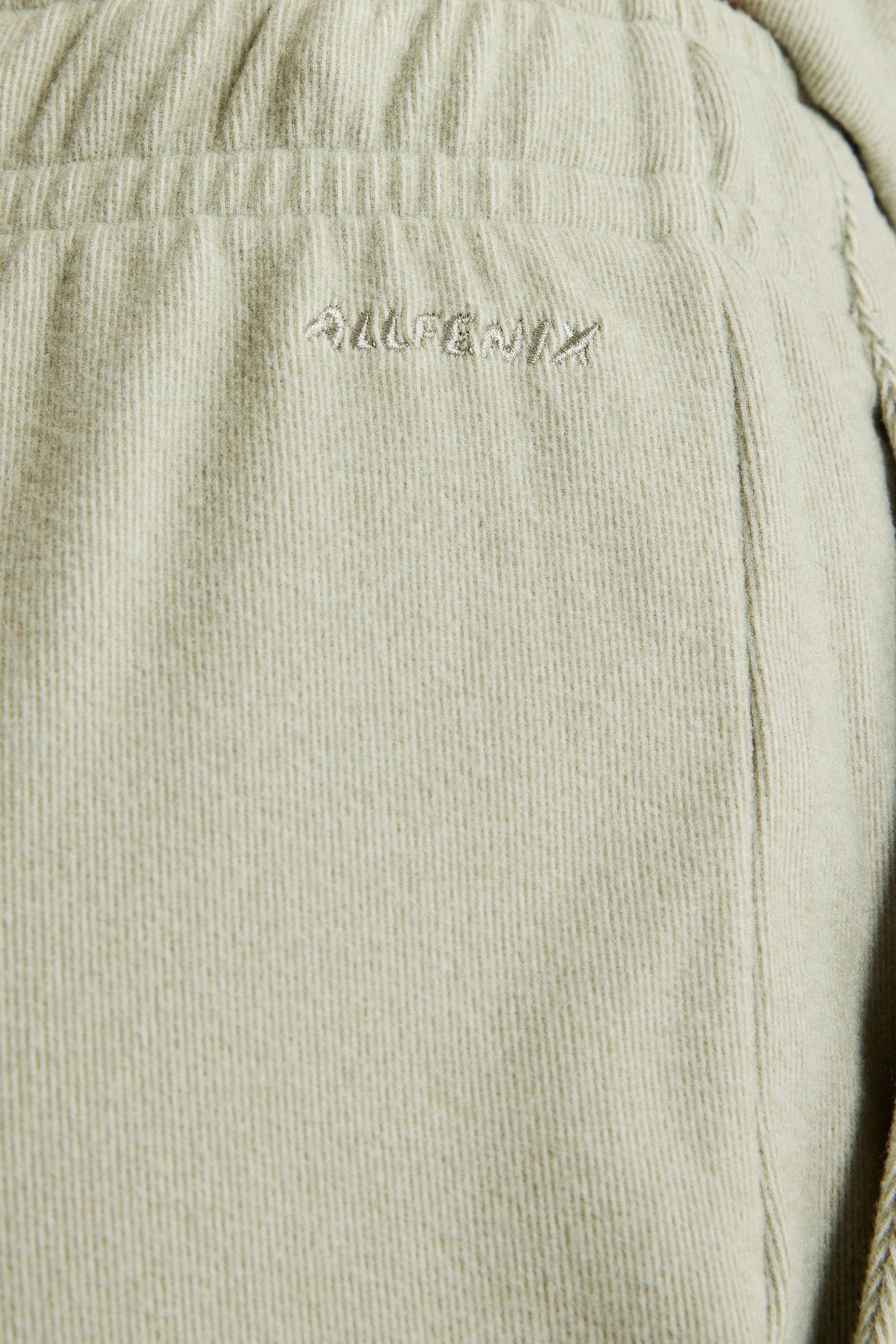 ALLFENIX Micro-Rib Wide Leg Trackpant in Seagrass, view 4