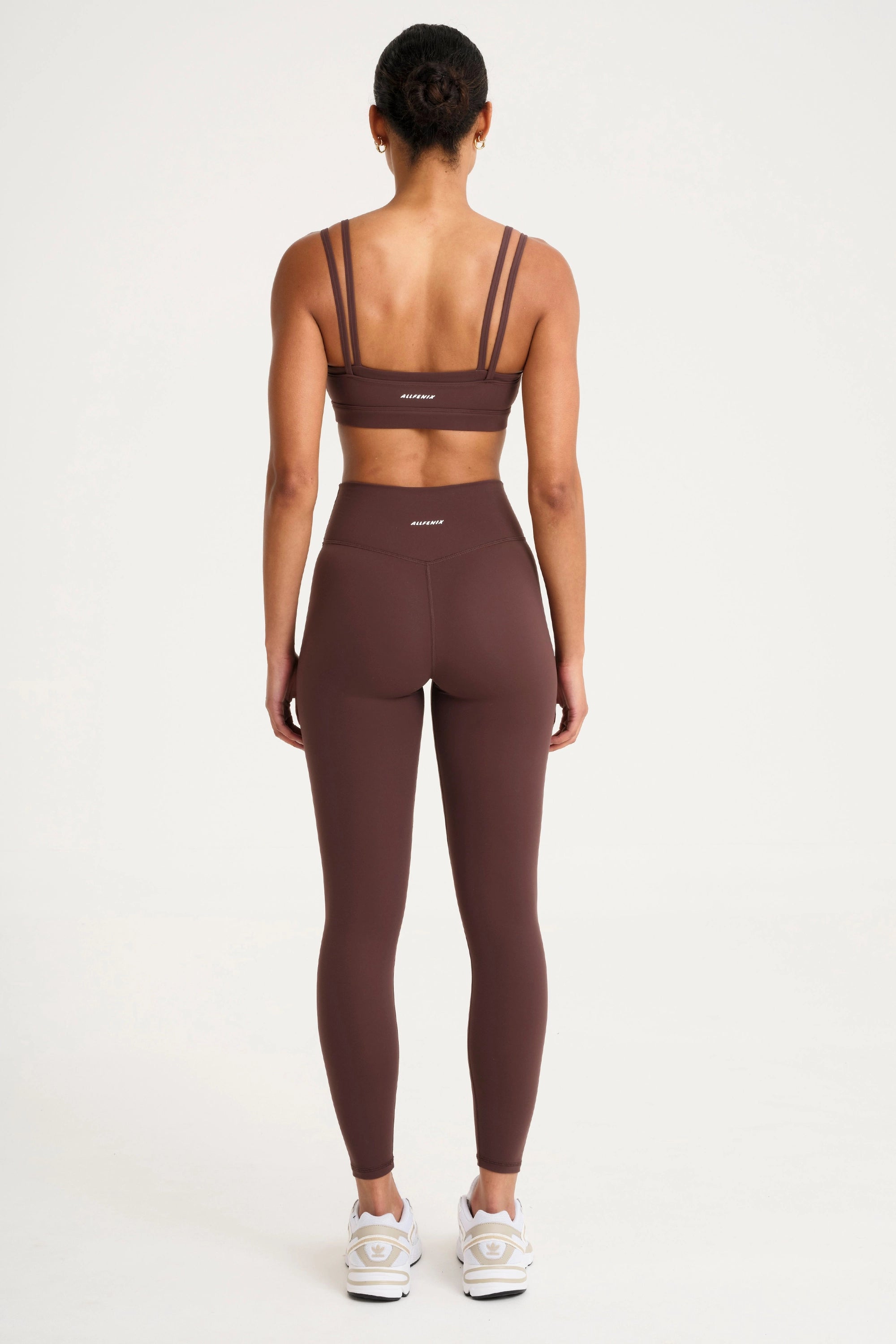 ALLFENIX CloudCore™ Double Layer Sports Bra - Espresso