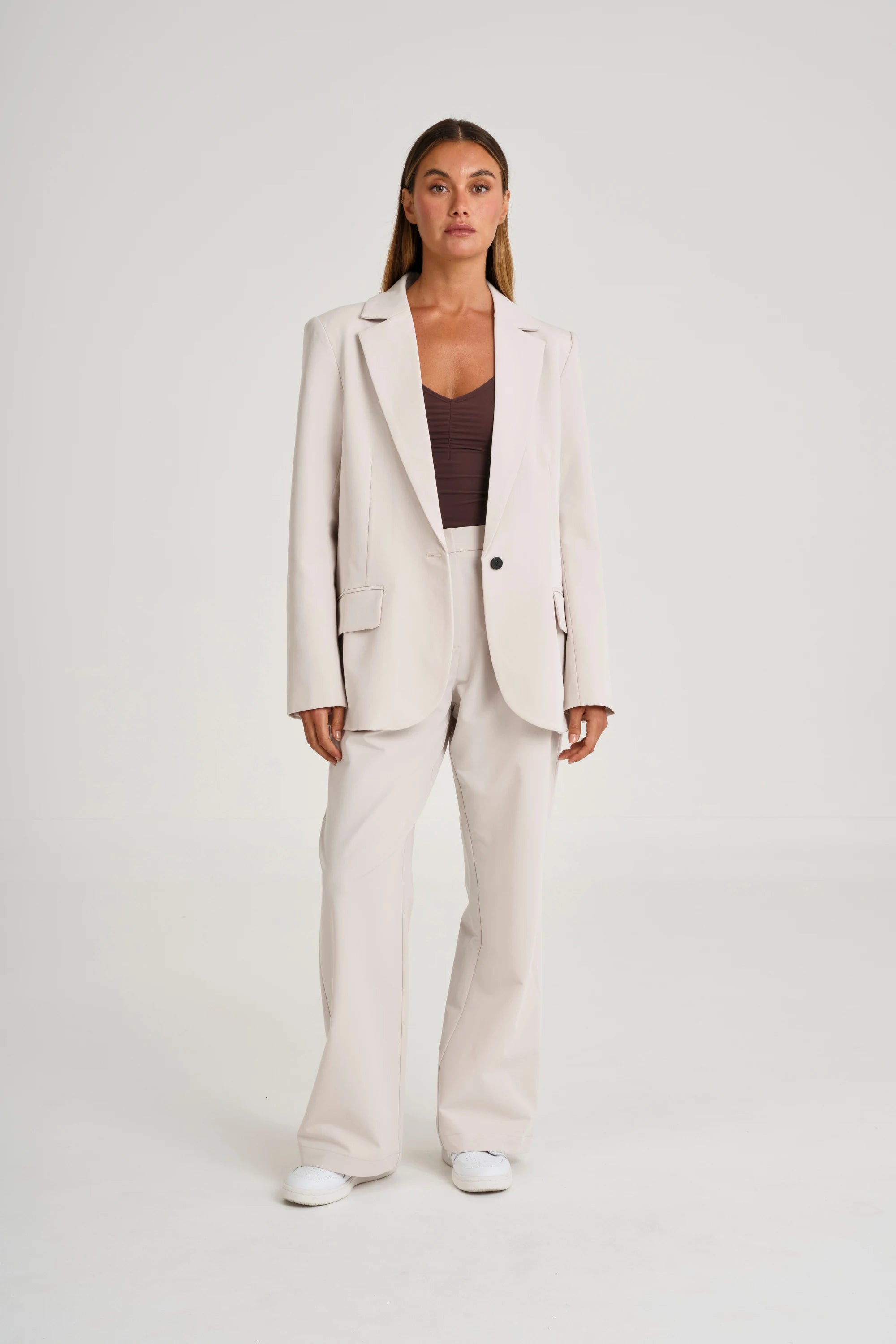 Pin Tuck Longline Pant