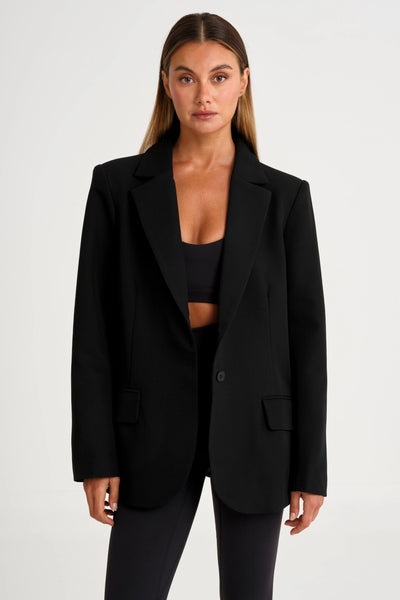 【WONDER WONDER】Basic Boxy Oversized Fit Minimal Blazer JK Oversized Boyfriend Blazer