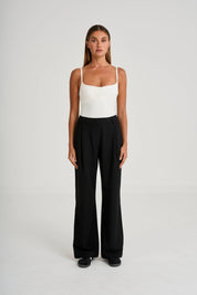 Pin Tuck Longline Pant
