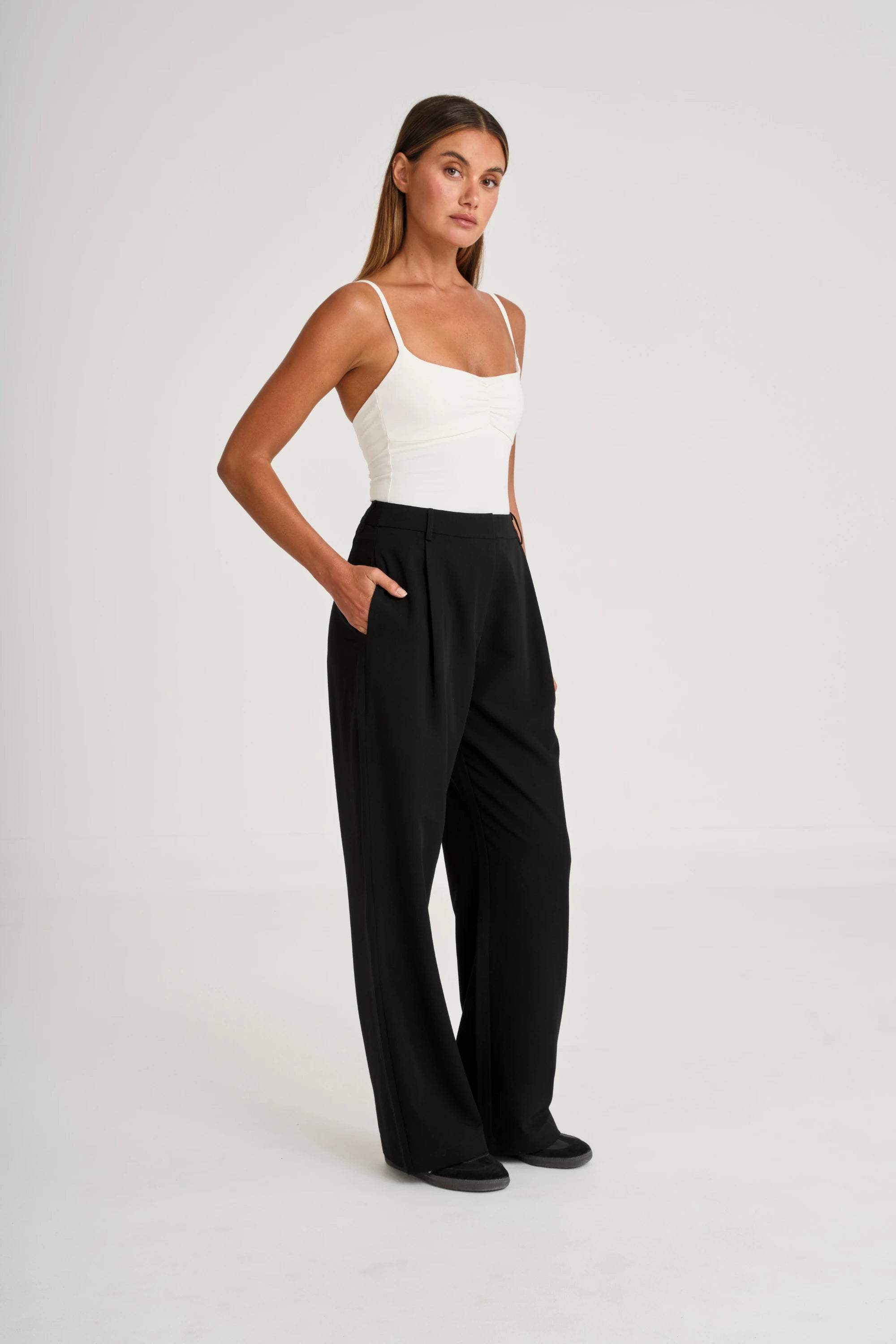 Pin Tuck Longline Pant – ALLFENIX Pin Tuck Longline Pant – ALLFENIX