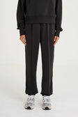 Soft Luxury Cuffed Track Pant - Black