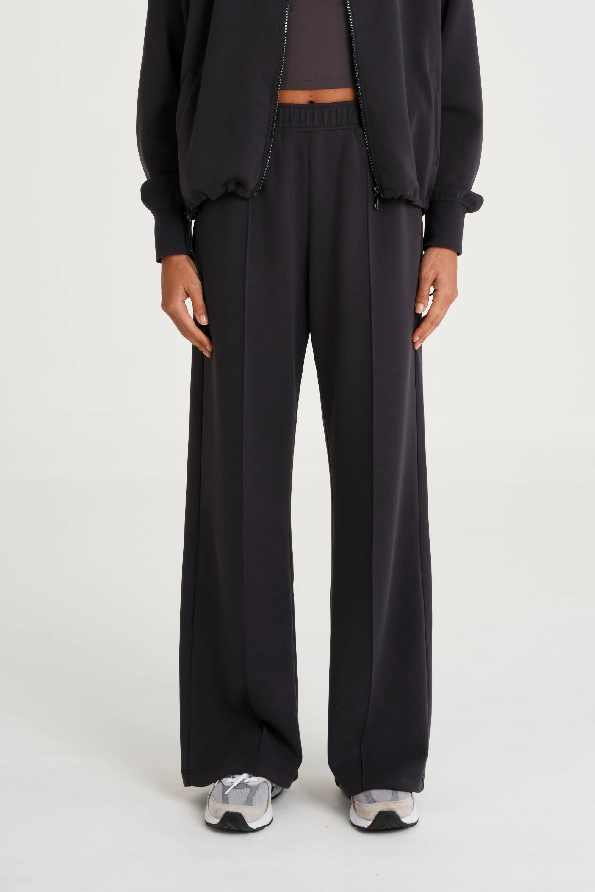 Soft Luxury Wide Leg Track Pant