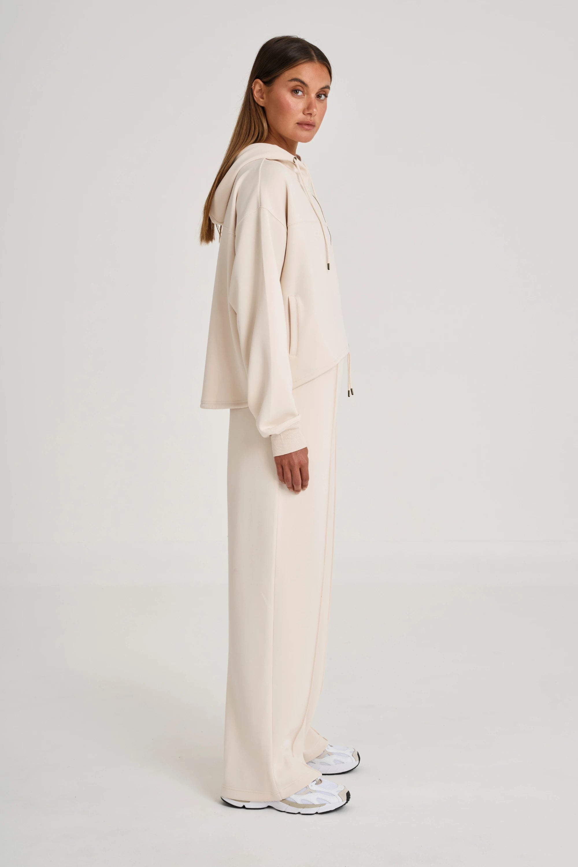 Soft Luxury Wide Leg Track Pant