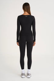 ALLFENIX CloudCore Lite Ruched V-Neck Long Sleeve