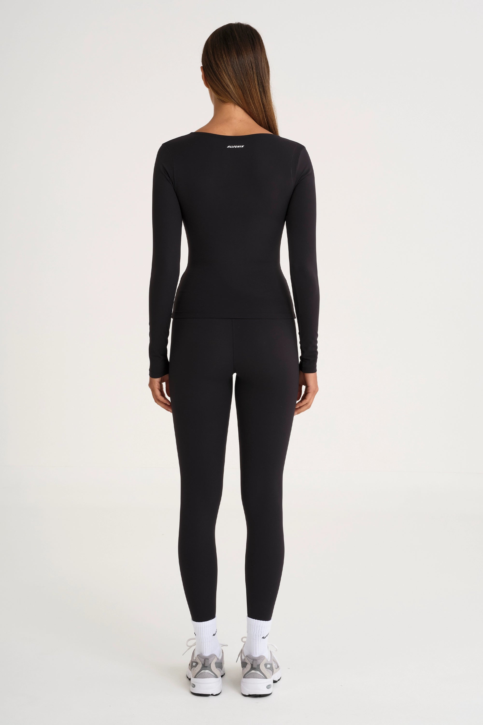 ALLFENIX CloudCore Lite Ruched V-Neck Long Sleeve