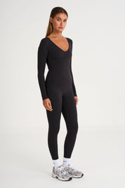 ALLFENIX CloudCore Lite Ruched V-Neck Long Sleeve