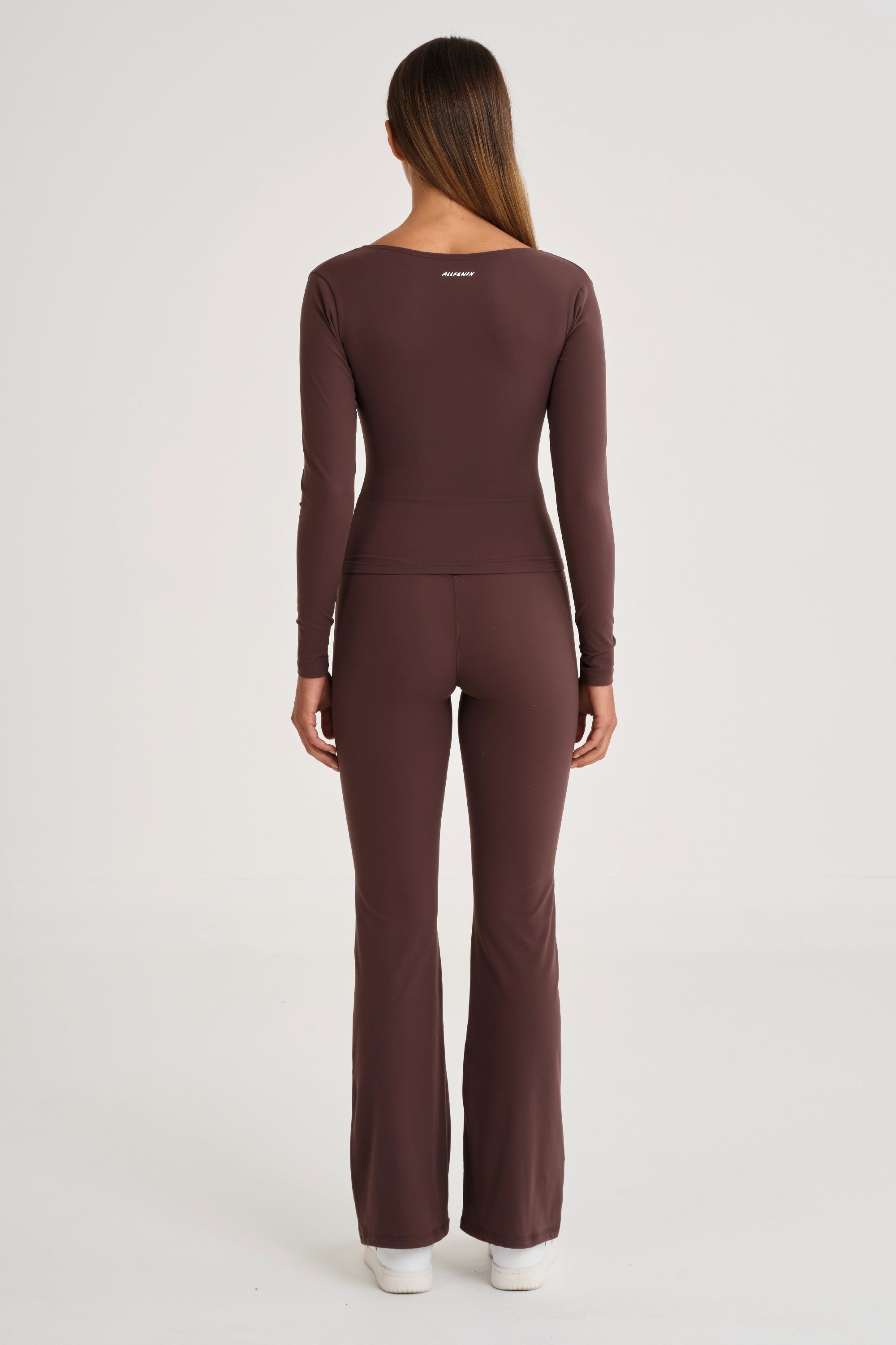 ALLFENIX CloudCore Lite Ruched V-Neck Long Sleeve