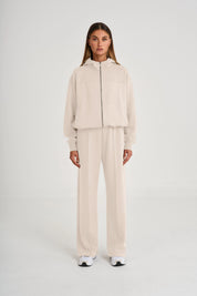 Soft Luxury Wide Leg Track Pant