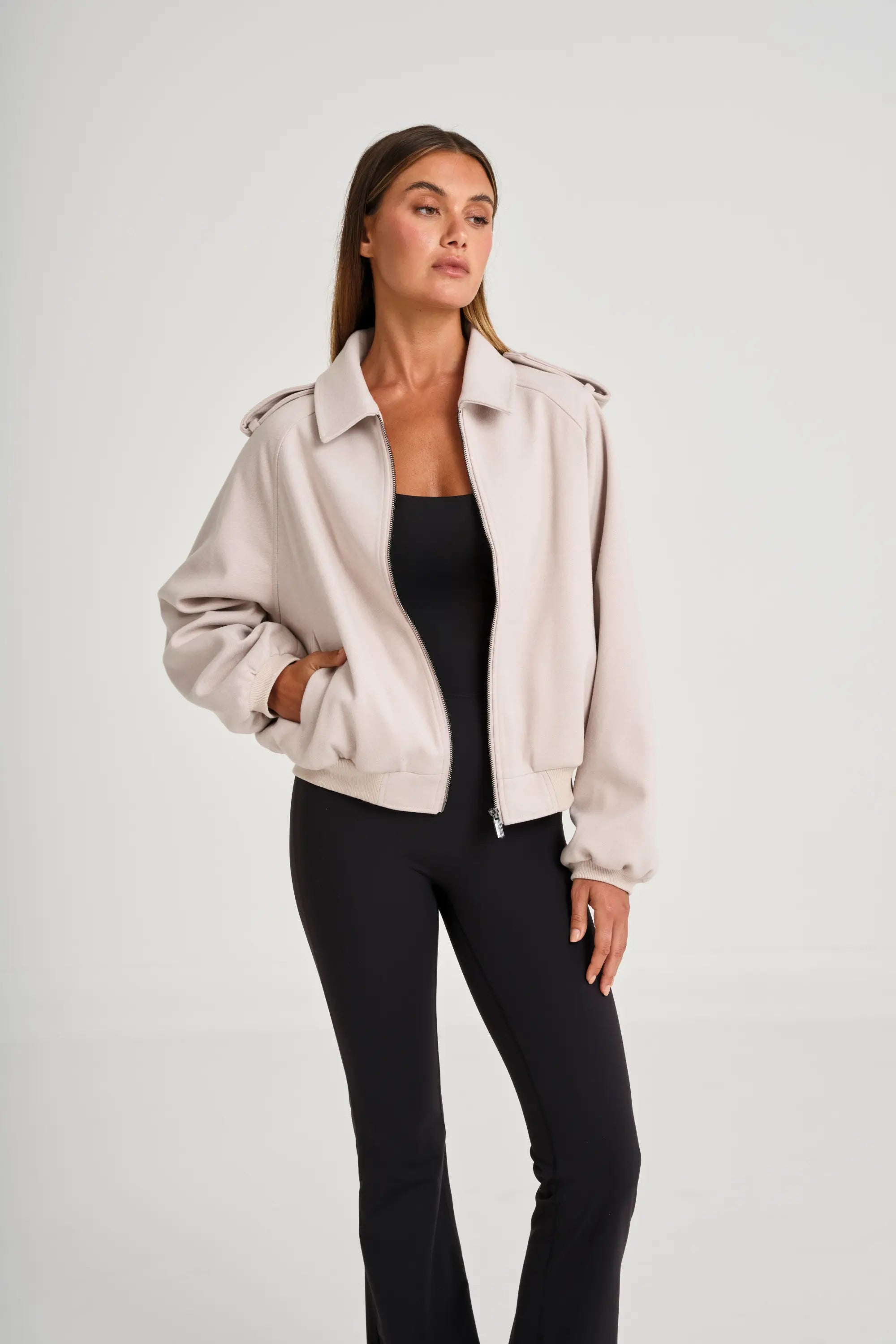 ジャケット・アウター ASKYY SIGNATURE BOMBER JKT / GREYSH BEG ASKYY SIGNATURE BOMBER JKT / GREYSH BEG