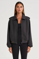ALLFENIX Signature Bomber Jacket - Charcoal