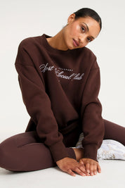 Collegiate Graphic Crew Neck Jumper