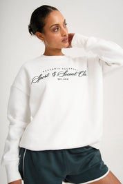 Collegiate Graphic Crew Neck Jumper