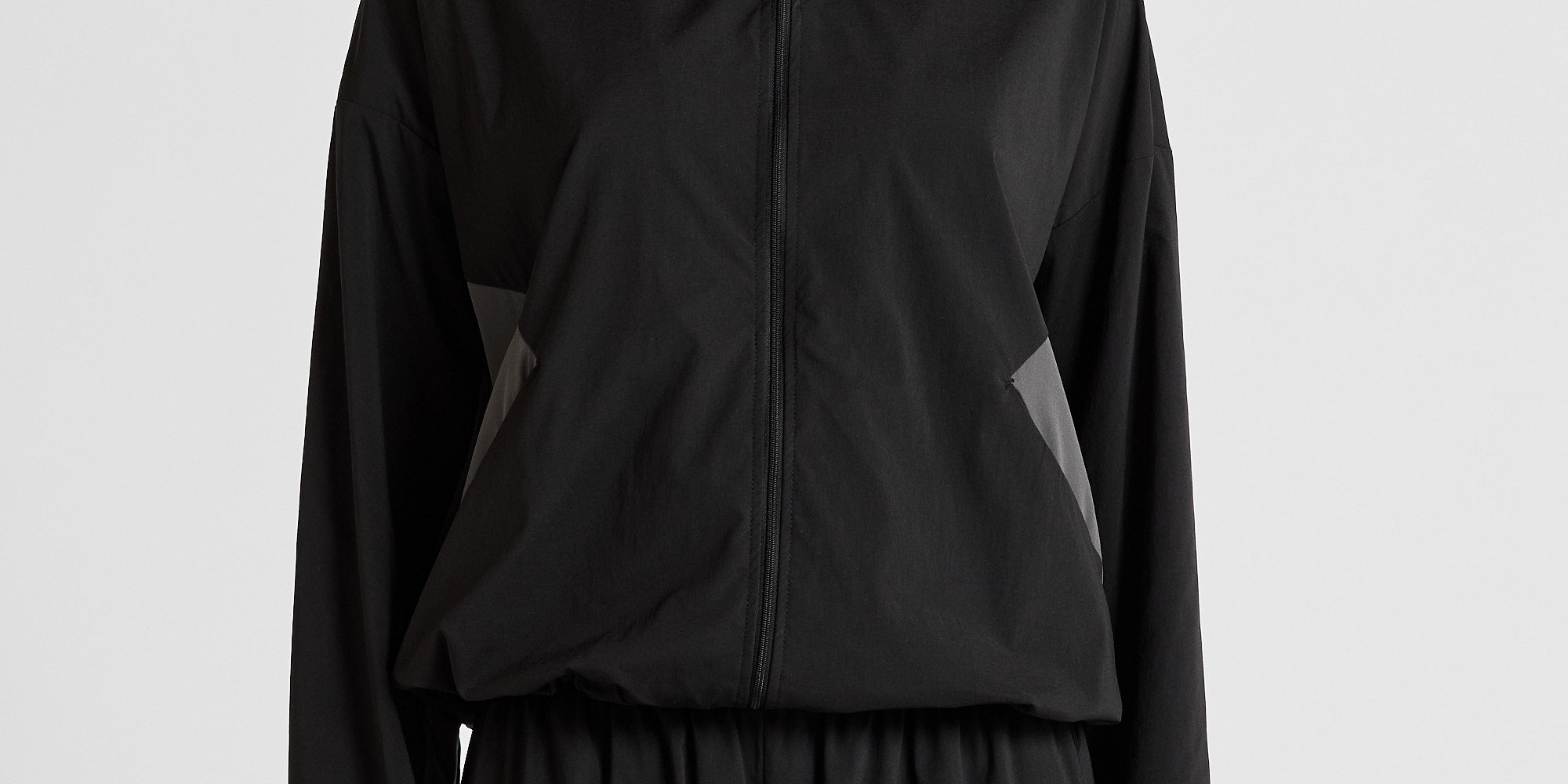 ALLFENIX Spray Paneled Windbreaker - Black