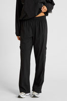 Spray Wide Leg Pocket Pant - Black