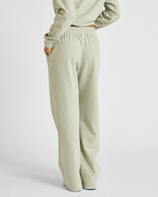 ALLFENIX Micro-Rib Wide Leg Trackpant in Seagrass, view 3