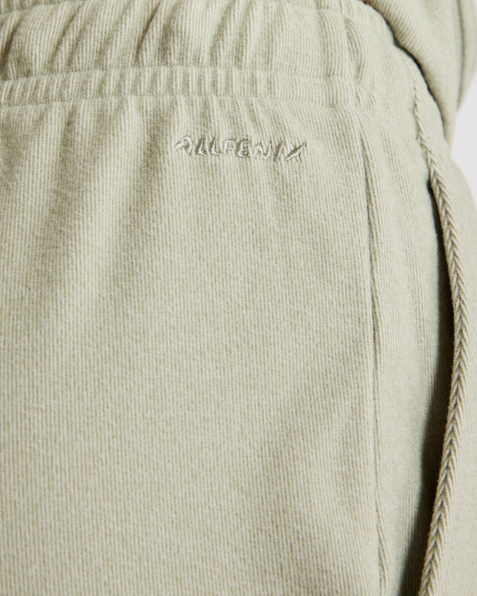 ALLFENIX Micro-Rib Wide Leg Trackpant in Seagrass, view 4