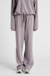 ALLFENIX Soft Essentials Cropped Crew Neck Set in Graphite, view 3