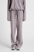 Soft Essentials Contrast Wide Leg Pant - Graphite/Chalk