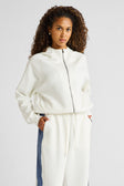 Soft Essentials Cropped Hoodie - Chalk