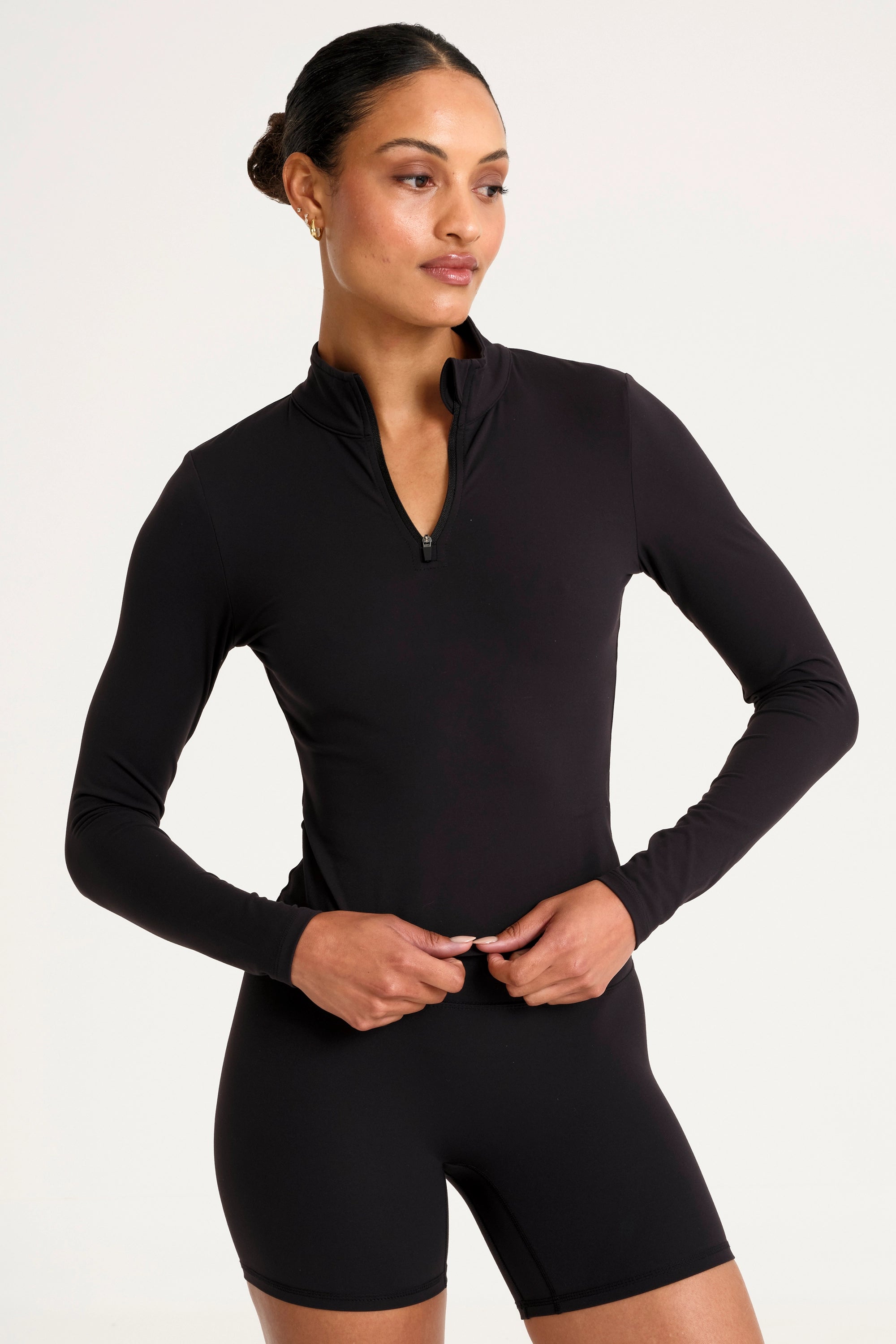 ALLFENIX CloudCore™ Lite 1/4 Zip Long Sleeve - Black