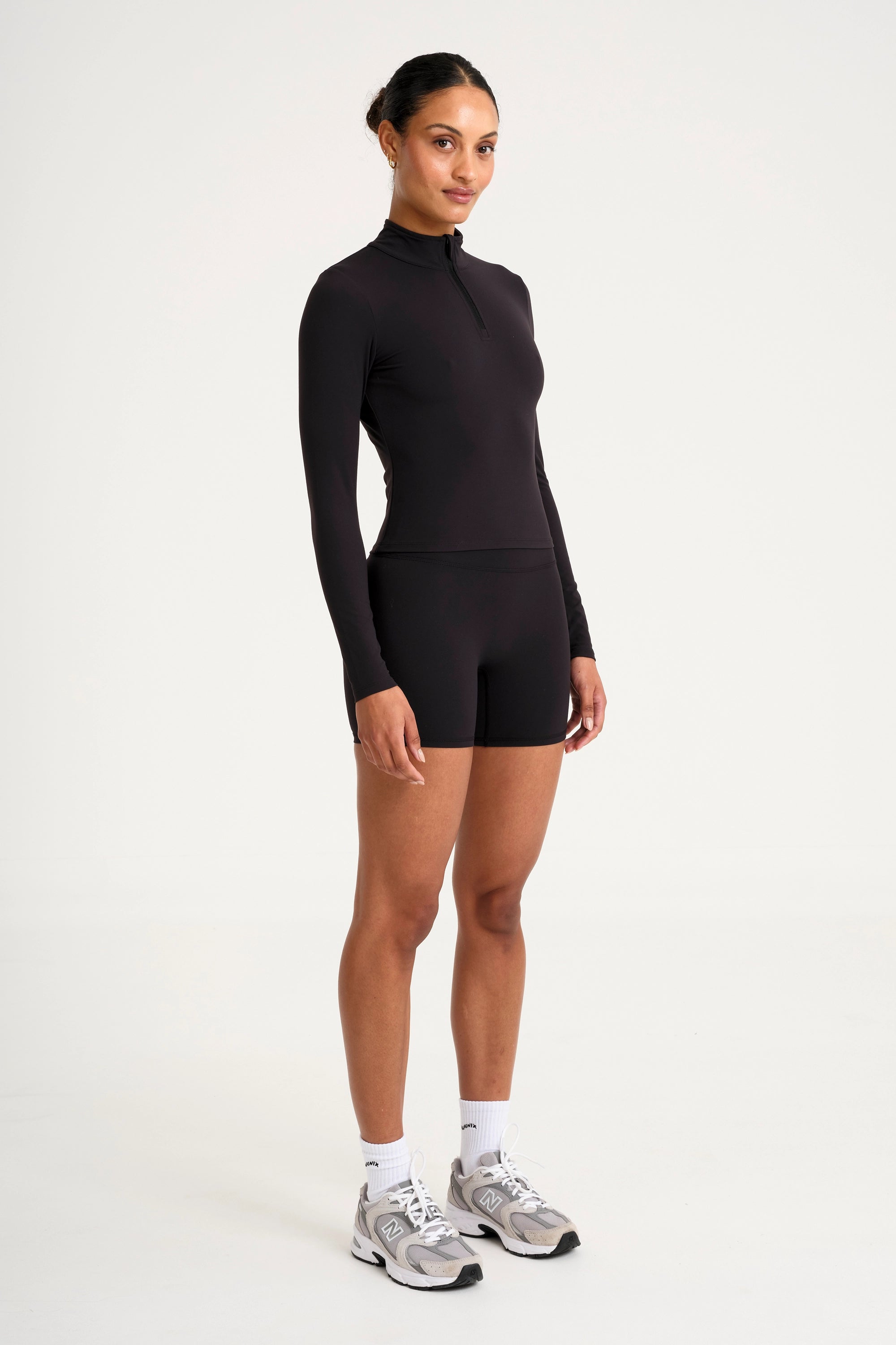 ALLFENIX CloudCore™ Lite 1/4 Zip Long Sleeve - Black