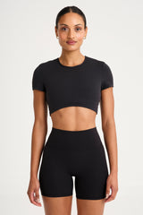 ALLFENIX CloudCore Cropped Built-In Bra Tee