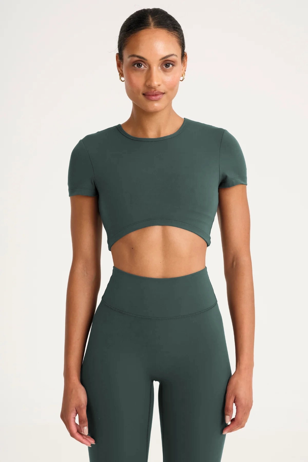ALLFENIX CloudCore Cropped Built-In Bra Tee