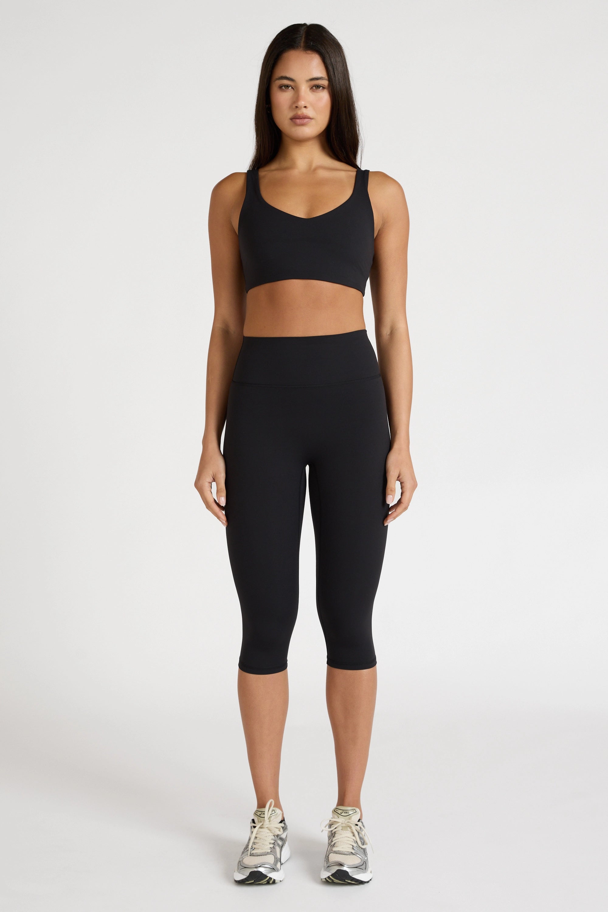 EcoSculpt Capri Legging - Black