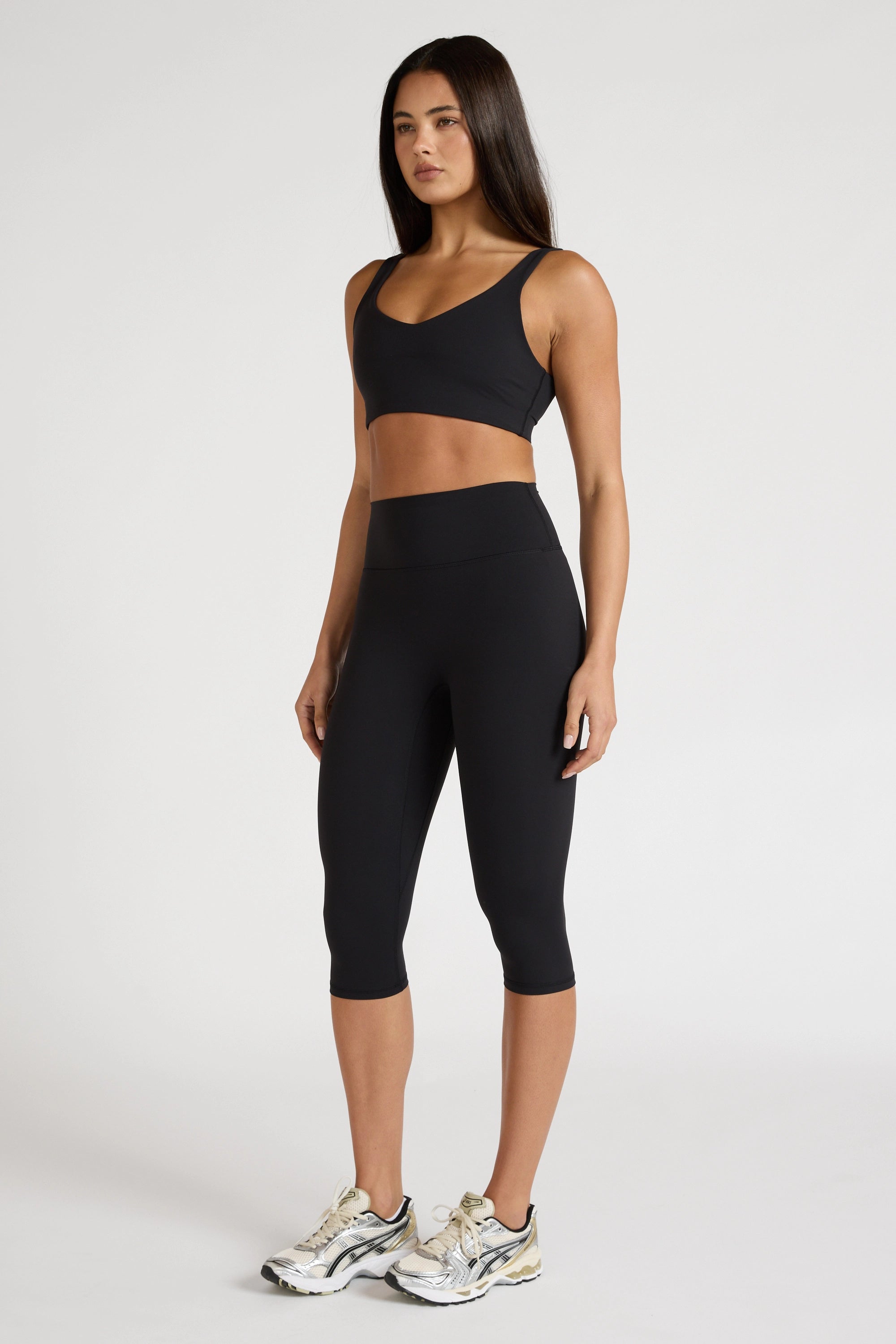EcoSculpt Capri Legging - Black